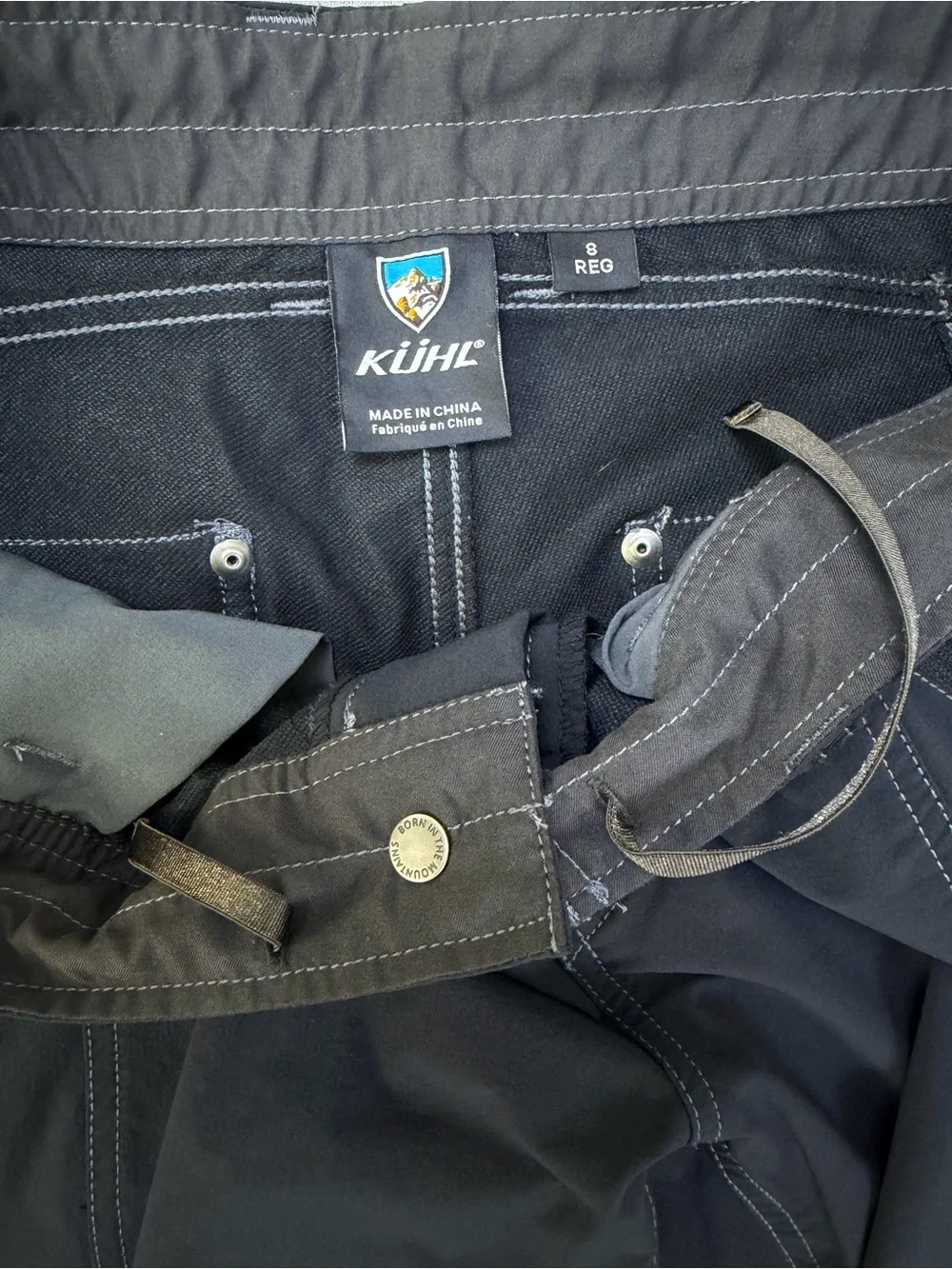 KÜHL Raid Pants Women’s 8 Regular Dark Gray Hiking